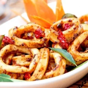 Calmar sauté à la Thaï